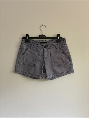 Prana Striped Blue Women’s Casual Shorts